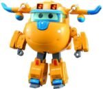 Αεροπλανάκι Super Wings Deluxe Transforming-Supercharged Donnie με ήχο και φώς 22x21cm