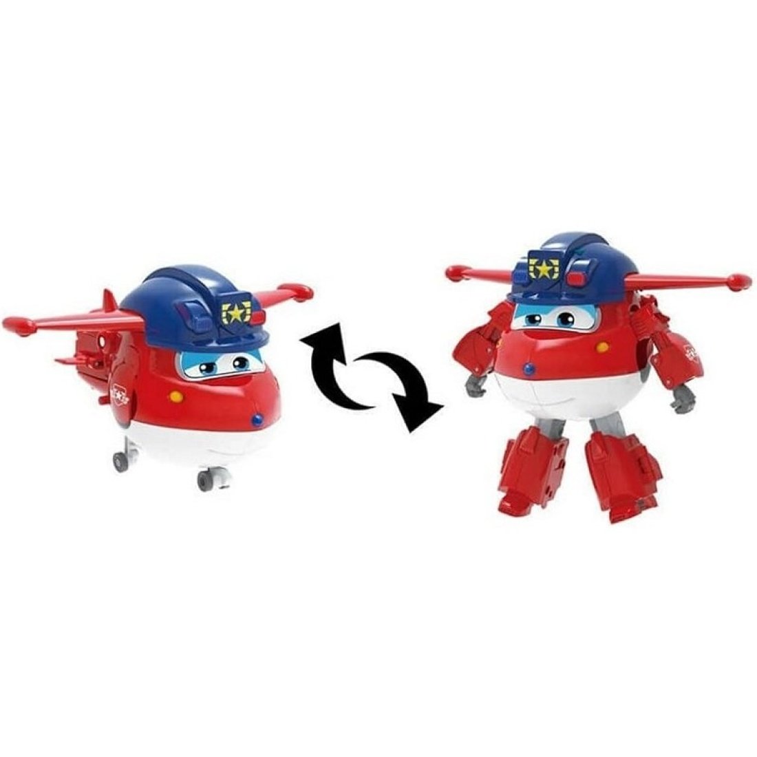 Αεροπλανάκι Super Wings Transforming Police Jett 15x17cm - Image 3