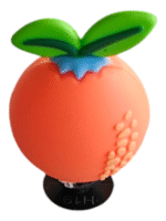 Αξεσουάρ για Διακόσμηση Παπουτσιών Crocs σχέδιο 3D Πορτοκάλι