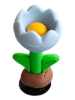 Αξεσουάρ για Διακόσμηση Παπουτσιών Crocs σχέδιο 3D Τουλίπα  Γαλάζιο