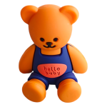 Αξεσουάρ για Διακόσμηση Παπουτσιών Crocs σχέδιο 3D Αρκουδάκι Bear Μεγάλο