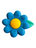 Αξεσουάρ για Διακόσμηση Παπουτσιών Crocs σχέδιο 3D Μαργαρίτα Μπλε