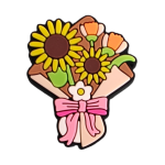 Αξεσουάρ για Διακόσμηση Παπουτσιών Crocs σχέδιο Μπουκέτο Λουλούδια