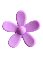 Αξεσουάρ για Διακόσμηση Παπουτσιών Crocs σχέδιο Μαργαριτα Λουλούδι Μωβ