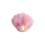 Αξεσουάρ για Διακόσμηση Παπουτσιών Crocs σχέδιο Κοχύλι με Αστεράκια-Μαργαριτάρι Μωβ