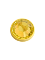 Μεταλλικό Αξεσουάρ για Διακόσμηση Παπουτσιών Crocs σχέδιο Yellow Gem 1