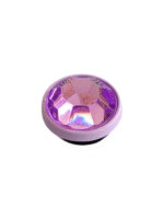 Μεταλλικό Αξεσουάρ για Διακόσμηση Παπουτσιών Crocs σχέδιο Purple Gem 1