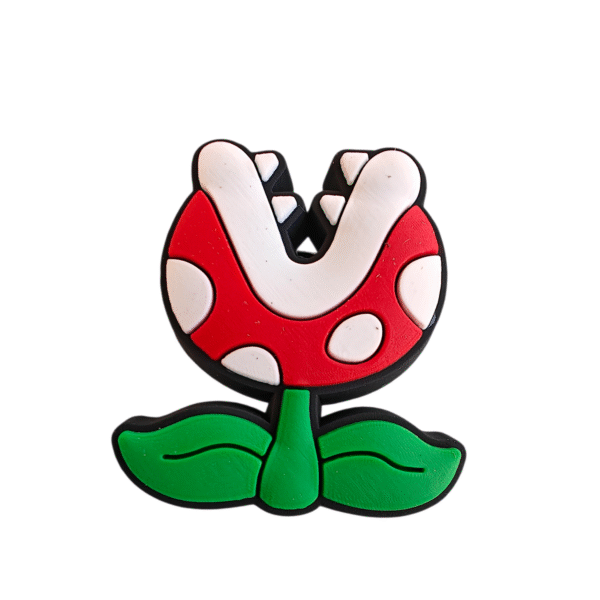 Αξεσουάρ για Διακόσμηση Παπουτσιών Crocs σχέδιο Super Mario Φυτό Πιράνχα 1