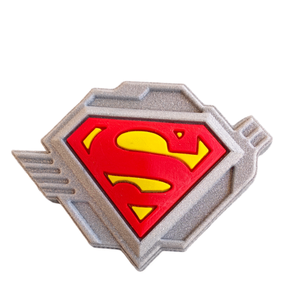 Αξεσουάρ για Διακόσμηση Παπουτσιών Crocs σχέδιο Superman Logo Γκρι