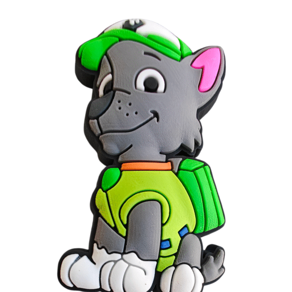 Αξεσουάρ για Διακόσμηση Παπουτσιών Crocs σχέδιο Paw Patrol Rocky