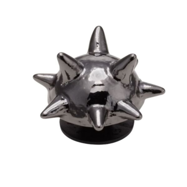 crocs-10011321-4-600x600 Μεταλλικό Αξεσουάρ για Διακόσμηση Παπουτσιών Crocs σχέδιο Black Spikey Dome - Image 1