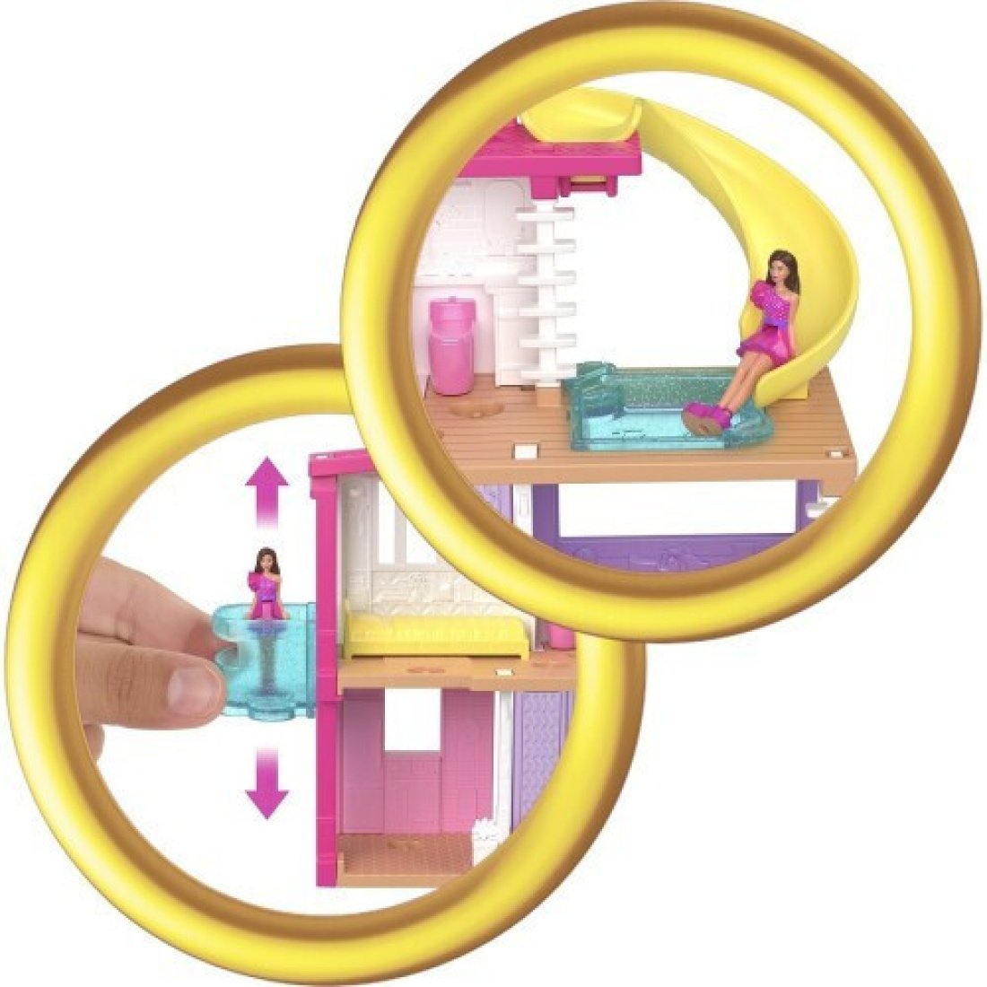 Barbie Mattel Mini Barbieland Houses Dream Mini Villa Σετ Κούκλας για 4+ Ετών - Image 3
