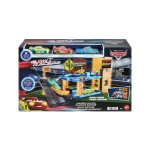 Disney Cars Glow Racers Copper Canyon Glowing Garage Γκαραζ Φωσφορούμενο Με 3 Οχήματα (Cruz Remirez,McQueen & Ramone) (HPX75) Συλλεκτικο