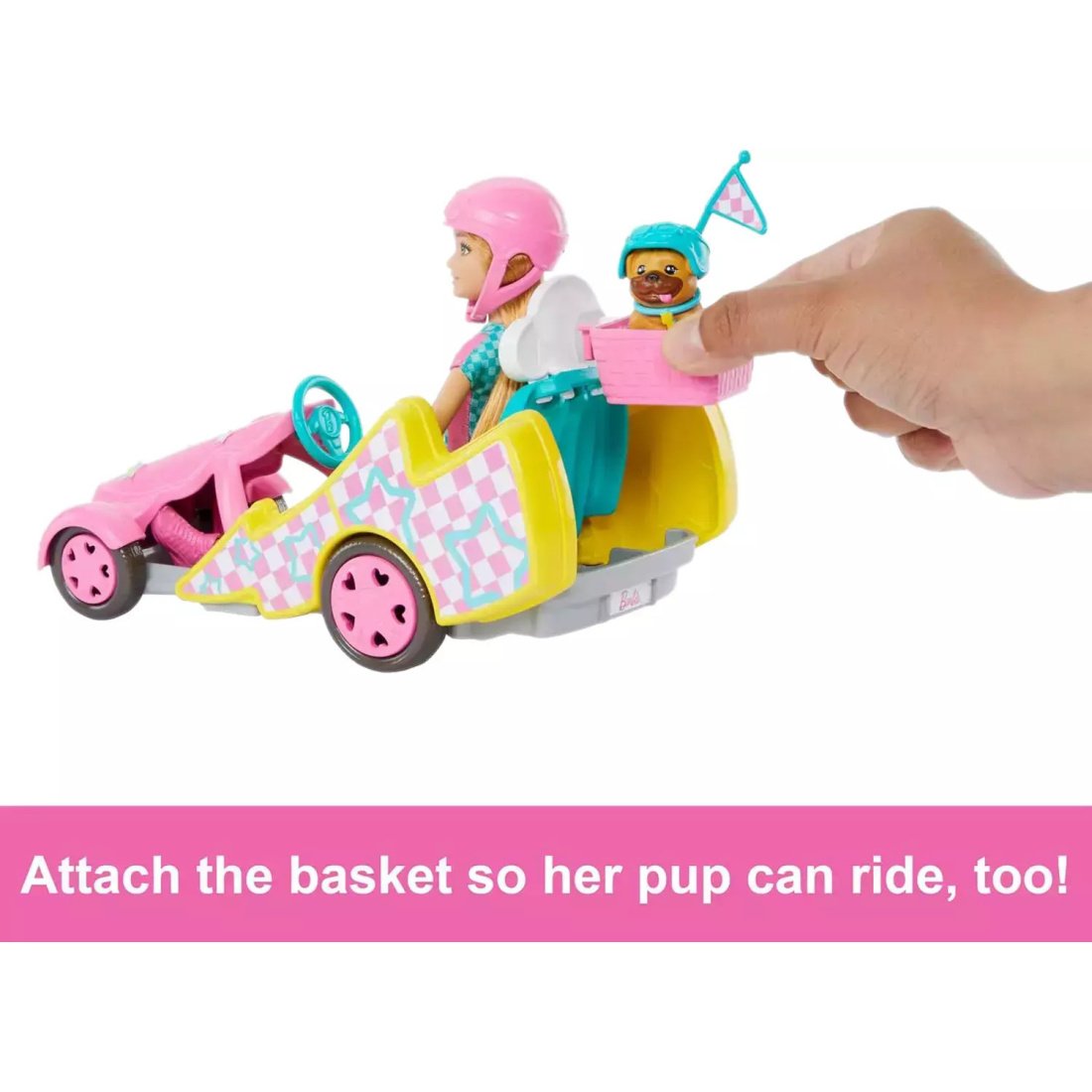 Barbie Κούκλα Stacie Doll With Go-Kart HRM08 - Image 4