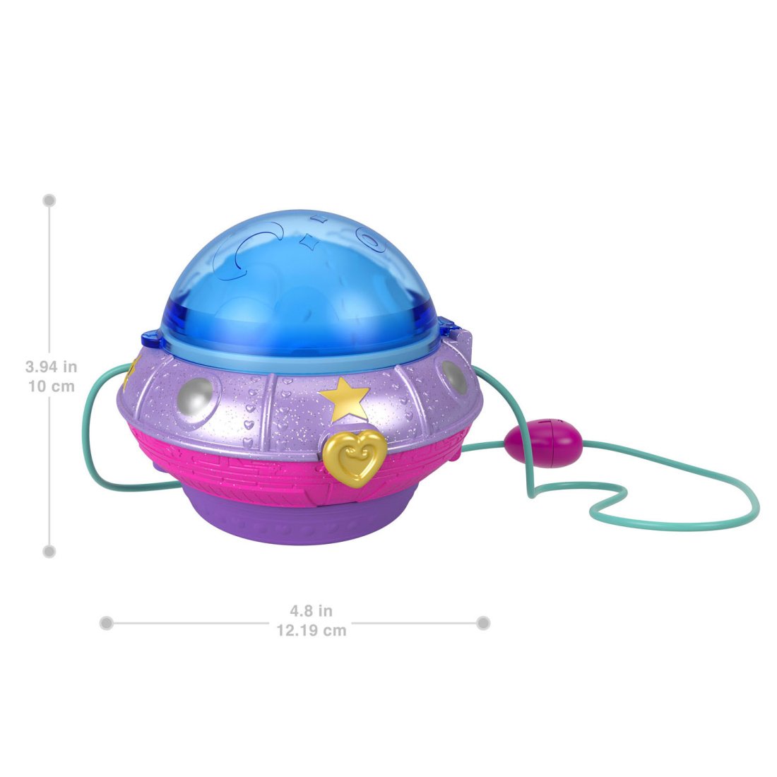 Mattel Παιχνίδι Μινιατούρα Polly Pocket Double Play Space Compact 15x28cm - Image 12