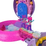 Mattel Παιχνίδι Μινιατούρα Polly Pocket Double Play Space Compact 15x28cm - Image 3