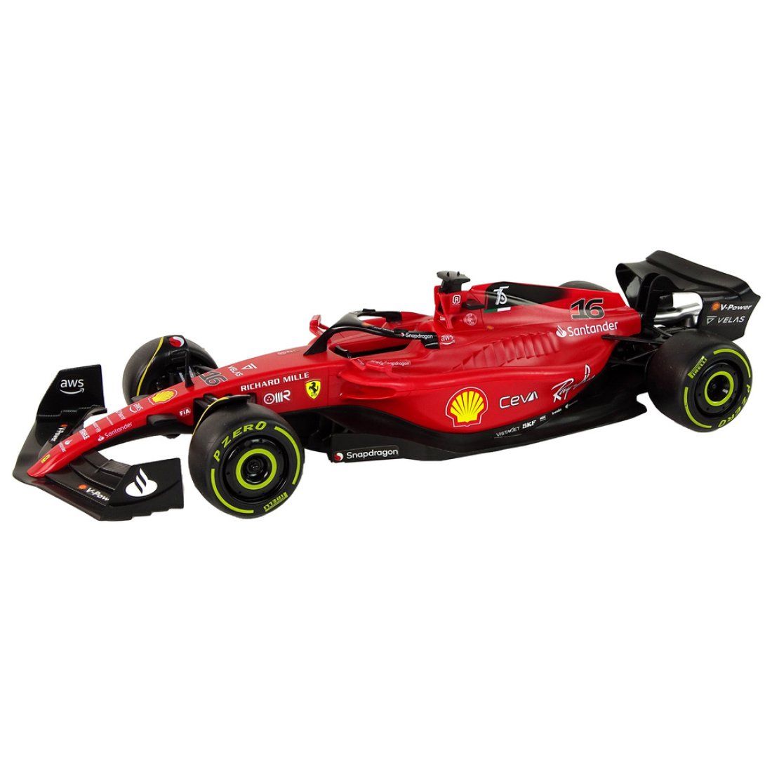 Rastar Αυτοκίνητο R/C Αγωνιστικό Ferrari F1 Rastar 1:12 Κόκκινο - Image 8