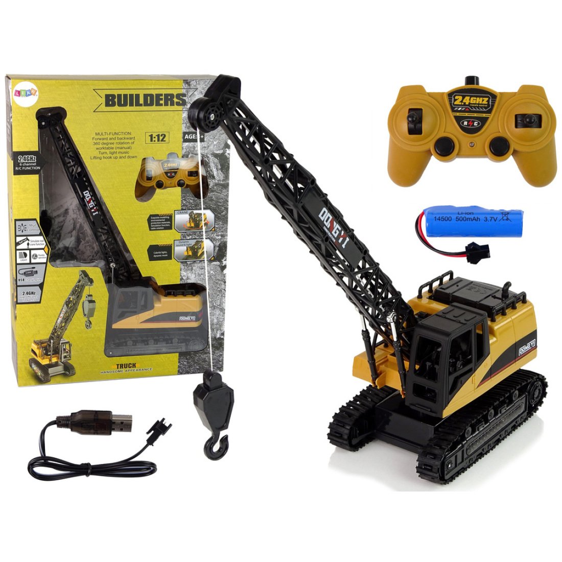 Γερανός Crane 1:12 Τηλεχειριζόμενος 2,4 GHz  Κατασκευή - Image 5