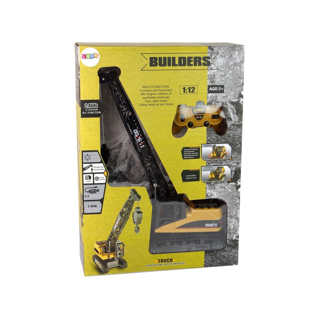 Γερανός Crane 1:12 Τηλεχειριζόμενος 2,4 GHz  Κατασκευή - Image 2