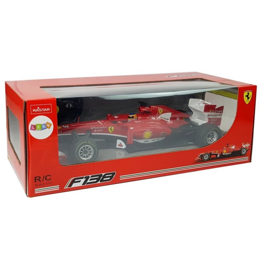 Rastar F1 FERRARI F138 Τηλεκατευθυνόμενο Αυτοκίνητο Κόκκινο - Image 5