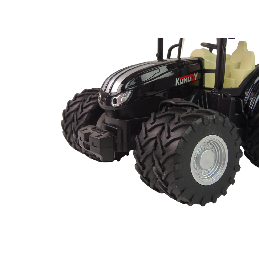 LeanToys Τρακτέρ Τηλεκατευθυνόμενο R/C Μαύρο 2,4G 1:24 Μεταλλικό - Image 5