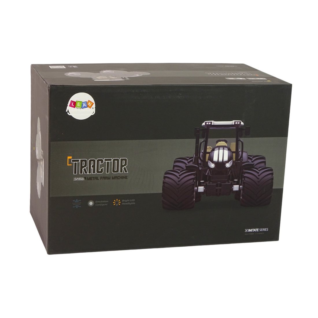 LeanToys Τρακτέρ Τηλεκατευθυνόμενο R/C Μαύρο 2,4G 1:24 Μεταλλικό - Image 7