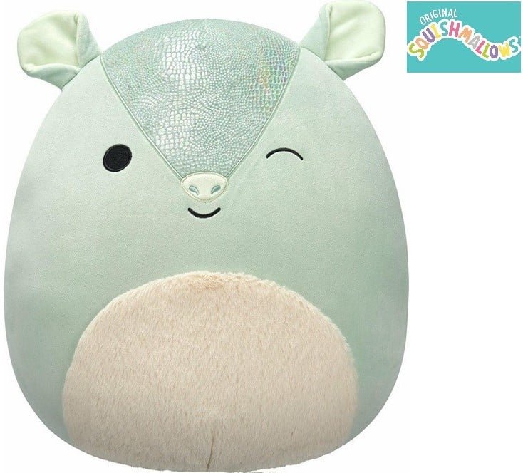squishmallows-plush-arilla-40cm (1) Squishmallows Λούτρινο Arilla the Green Armadillo 41cm - Image 1
