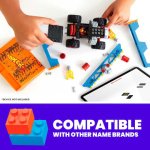 Mega Bloks Hot Wheels Monster Trucks Smash n' Crash Bone Shaker 151 τεμάχια (HKF87) - Image 6