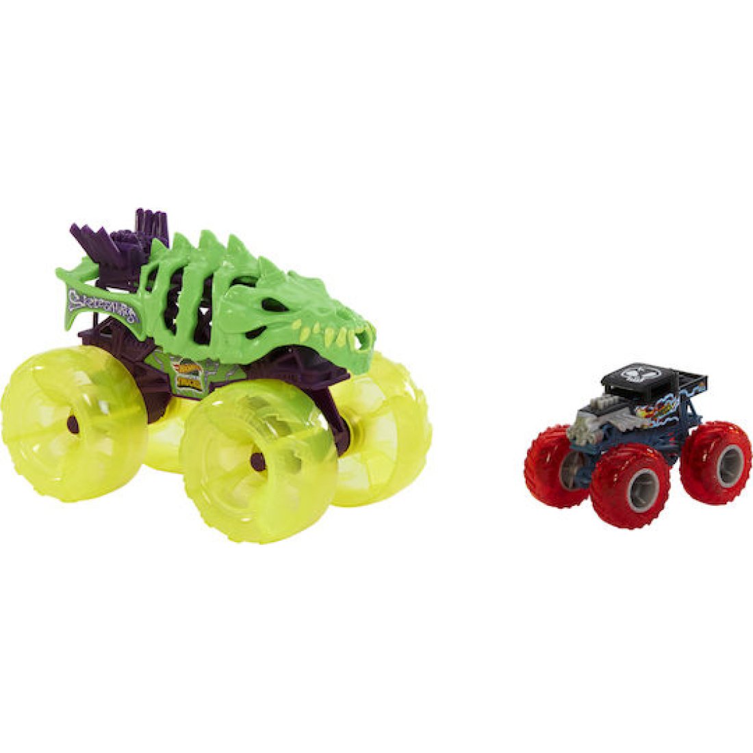 Πίστα Hot Wheels Monster Trucks Power Smashers Charge & Chase Challenge 33x50,5cm - Image 2
