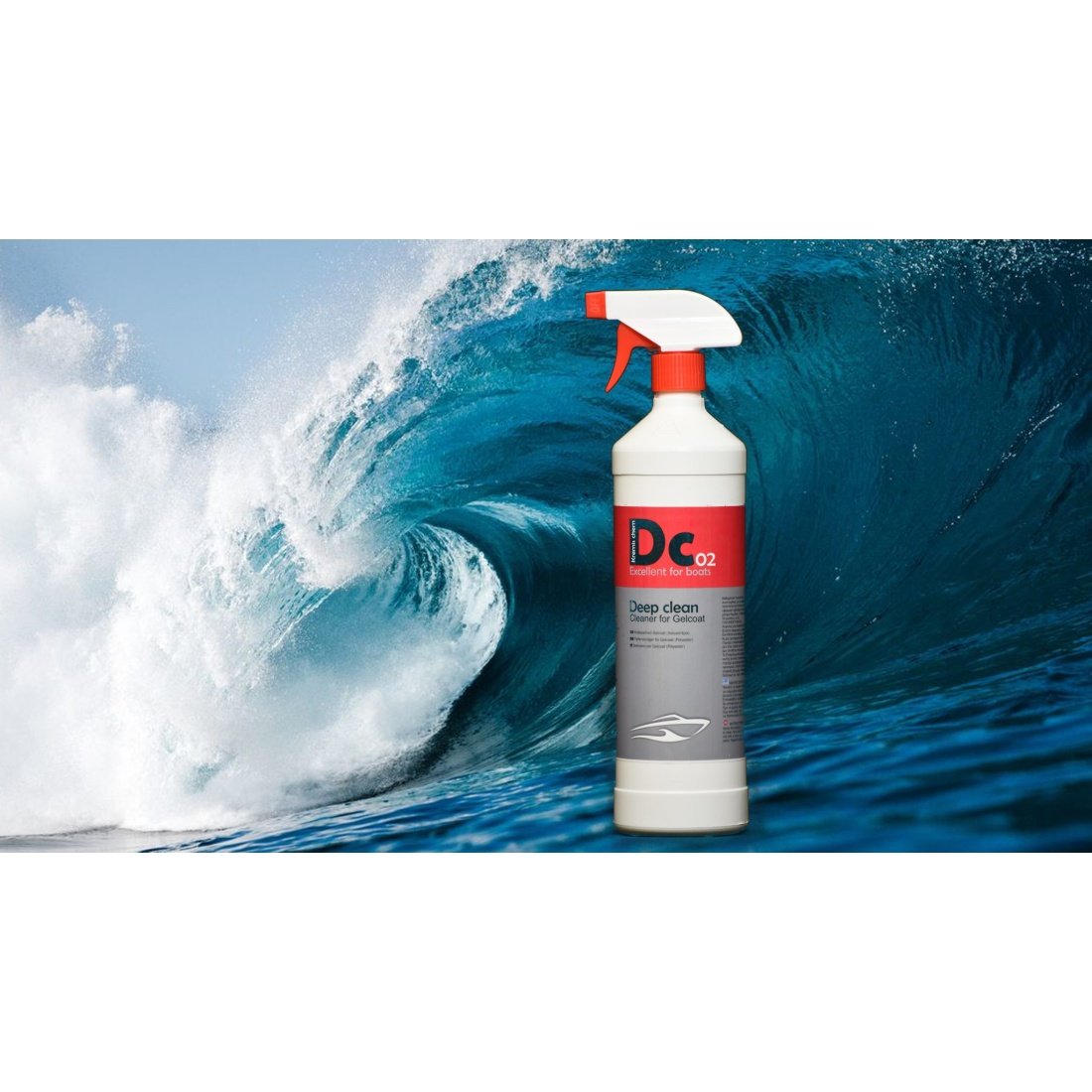Dc02 1L Deep clean Cleaner for Gelcoat, Καθαριστικό Gelcoat - Image 2