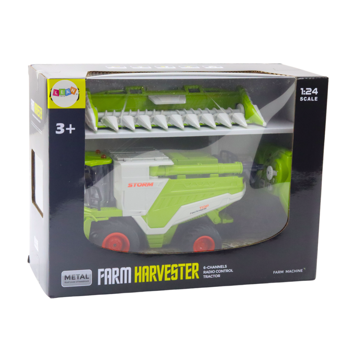 Θεριζοαλωνιστική Μηχανή Κουμπίνα με Κεφαλή για Καλαμπόκι Τηλεκατευθυνόμενη Header Harvester Remote Controlled RC Smoke Effect 2.4G - Image 5