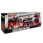 Τηλεκατευθυνόμενο Πυροσβεστικό όχημα 60cm Επεκτάσιμη περιστρεφόμενη σκάλα R/C Sound Siren Light - Image 4