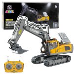 Τηλεκατευθυνόμενος Εκσκαφέας Caterpillar Τηλεκατευθυνόμενος 11channel Με Επαναφορτιζόμενες Μπαταρίες Κίτρινος 1:14