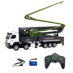 Τηλεκατευθυνόμενο Φορτηγό με Αντλία Βοηθός Σκυροδέματος Τηλεχειριστήριο RC Huina Γκρι 1:18 - Image 3